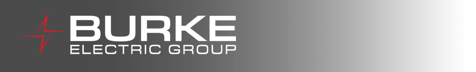 Burke Electric Group Logo on Black Grad
